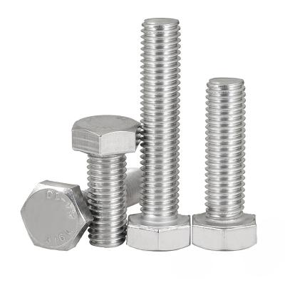 China Many Places One Of The Best Selling Items Din933 No Slide Smoothly Turning High Strength Anti-Corrosion Stainless Steel Hex Bolt for sale