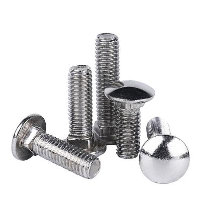 China DIN603 Stainless Steel QUICK Round Head Square Neck Carriage Bolt for sale