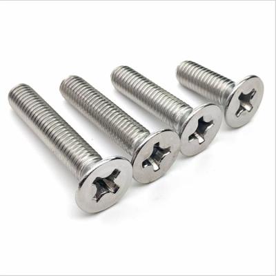 China GB819 Galvanized Steel Screws from Phillips Machine Screw Assortment Flat Flat Head Kit for sale