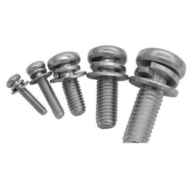 China Phillips Cross Machine Screw With Pan Head Stainless Steel Fastener Pan Joint GB9074 M2 M2.5 M3 M4 M5 M6 M8 M10 for sale