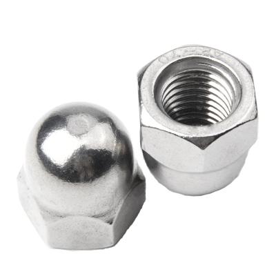 China Din1587 Heavy Industry Nut Manufacturer Hex Nut Hexagon Dome Cover Cap Nut Din1587 for sale