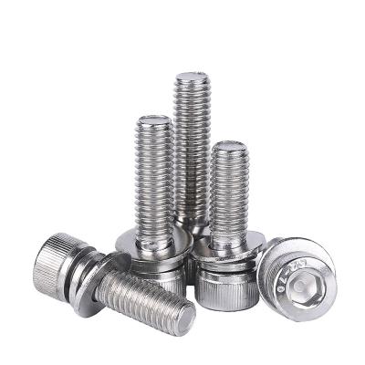 China Powerful HEX Ace quality reputable manufacturer din912 screw with washer and nut stainless steel combo din912 screw for sale