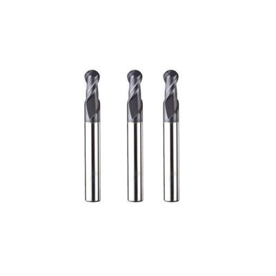 China Tungsten Steel Milling Machining Carbide 200mm 200 mm 6 hrc55 round r3 4 flute hrc 65 ballnose ball nose aluminum endmill endmill mills for cnc for sale