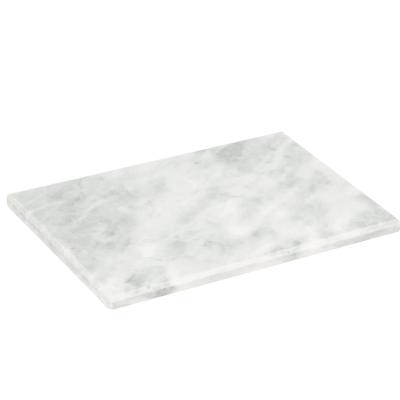 China Viable Wholesale Natural Marble Chopping Board Stone Rectangle Marble Cheese Cutting Board for sale