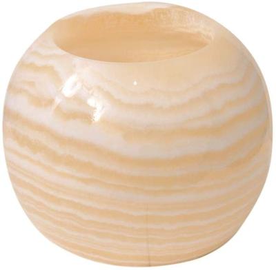 China 2022 home decoration products hot sale white natural marble candle holder simple alabaster candle holder for home decor for sale