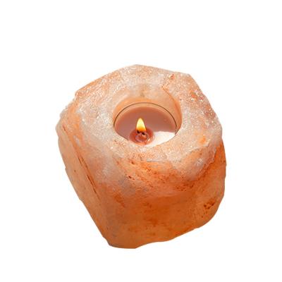 China Home Decoration Hand Carved Holders Himalayan Romantic Crafts Cozy Salt Night Lights Candle Holder for sale