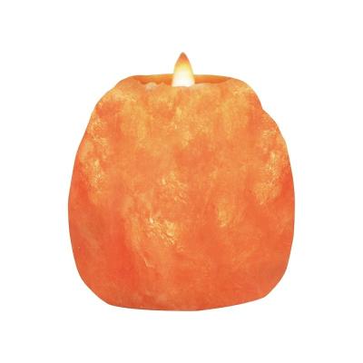 China Home Decoration Hand Carved Himalayan Salt Candle Holders Great Home Deco Item As Night Light for sale