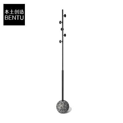 China BENTU Modern Minimalism Adjustable Household Space Coat Hanger Living Room Bedroom Terrazzo Coat Hanger Office Furniture (Size) 8 for sale