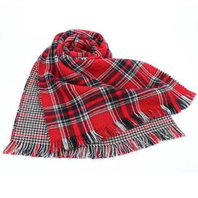 China European American Arab 100 Cotton Shemagh Scarf Yashmagh Men Bag Box Item Style Pattern RED WHITE Color Embroidered Packing Plastic Material for sale