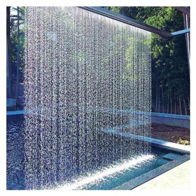 China Water Writing Curtain Feature Customized High Quality Indoor Stainless Steel Rainfall Water Curtain Wholesale for sale