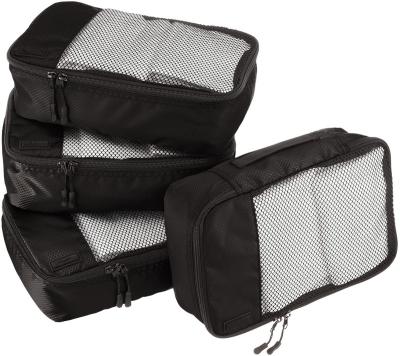 China Identifying Ventilation.Easy. Travel friendly. Small Packing Organizer Cubes Set, 4 Piece Reusable Basics Travel Set for sale