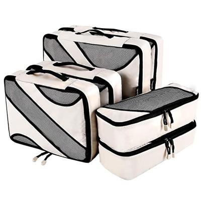 China Water Resistant Travel Luggage Tote Organizers 6 Set Packing Cubes for sale