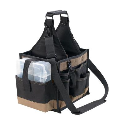 China Custom Logo Portable Waterproof Electrician Tool Garden Tool Bag Tote Storage Carrier GLZ-22245 for sale