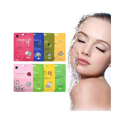 China VERA Pomegranate Skin Care Sheet ALOE Honey Retinol Berry Collagen Fruit FaceMask Moisturizer Cosmetic Mask Moisturizing Face Mask Korean for sale