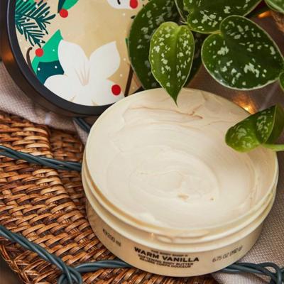 China Hot Selling Moisturizer Organic Base Natural Volume Whipped Face Top Tier Vanilla Organic Cupcake Whipped Body Butter Cream for sale