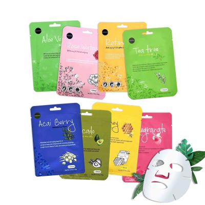 China Custom High Quality Vitamin C Deep Sheet Oil Control Hydrate Skin Care Moisturizer OEM Beauty logo Nourishing Face Mask for sale