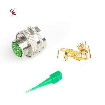 China Aluminium alloy Professional Manufacturers 1 3/8 inch 37 pin male circular connector aviation connectors plug and socket circular connectors for sale