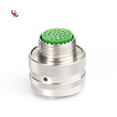 China Aluminium alloy Good condition D38999 circular connector 37 PIN CONNECTOR male and female socket and plug aerospace connectors plug for sale