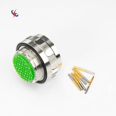 China Aluminium alloy Reasonable Price round 53 PIN CONNECTOR D38999 male and female aerospace sockets and plug ELECTR PIN aviation connector for sale