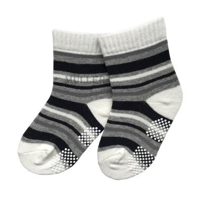 China Antibacterial Kids Non Slip Play Socks Bars Cotton With Dot Grips for sale