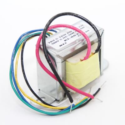 China Hot Selling E-I Power Supply Single Phase Power Supply Laminated Transformer With Lead Wire for sale