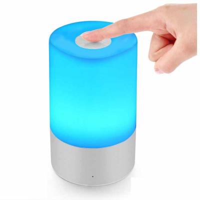 China Smart Dimmable Colorful Agriculture LED USB Reading Touch Table Lamp Mood Light Bedside Lamp Aluminum Fill Night Light Gift for sale