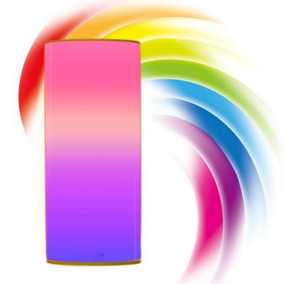 China Portable Rainbow LED Party Light USB Tube Rainbow Colored Night Light RGB Night Light Touch Ware Table Lamp Rechargeable Table Lamp 'mood for sale