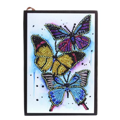 China New Classic/Postmodern Notebook Diamond Painting Supplier of Diamond Art Kits Butterfly Wholesale Pintura De Diamantes 5D DIY Notebook for Adults Children for sale