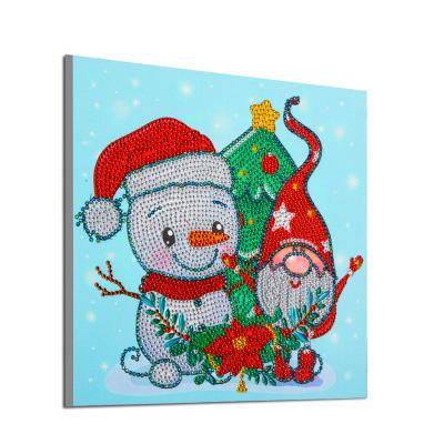 China Factory 5D Crystal Christmas Kit Diamond Painting Box 30*30cm Supply Snowman Diamond Painting DIY Kits For Adults Kids for sale