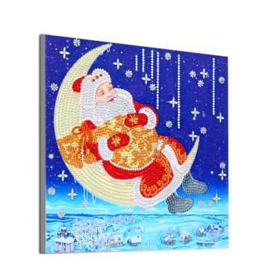 China Crystal Painting 5D Diamond Christmas Moon Moon Weihnachten Diamondpainting 30*30cm Christmas DIY For Home Decor for sale