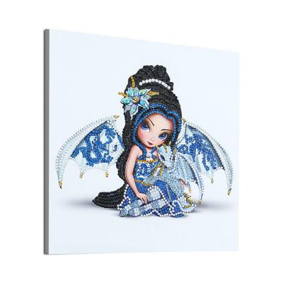 China Modern DIY Crystal Rhinestone Diamond Art Angel, Special Shaped Diamond Painting Factory Supply Kits for Home Ministry Decoration for sale