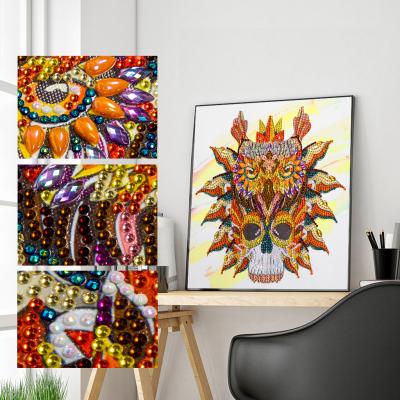 China Modern 5D Diamond Art Painting Kits Animal Eagle and Skeleton Embroidery 30*30cm DIY Diamond Diamond Painting Kits for Adults Animal for sale