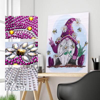 China DIY 5D Crystal Rhinestone Christmas Diamond Painting Modern Elf, Special Shaped Diamond Art Kits for Home Office Decoration for sale