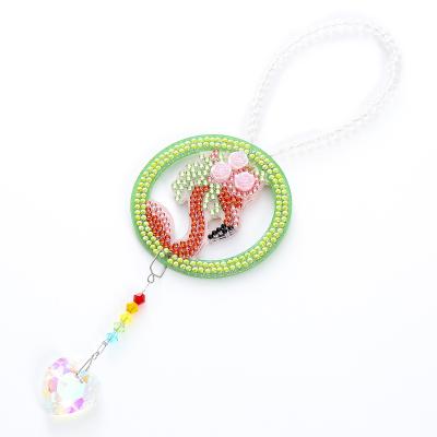 China New Classic/Postmodern Diamond Painting 5D DIY Sun Catcher For Car Ornament Decoration Factory Supply Crystal Pendants For Window Hanging for sale