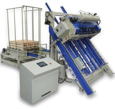 China Automatische Houten Pallet die Machine, Pallet Nagelende Machine met automatische palletizer, houten palletproductielijn maken Te koop