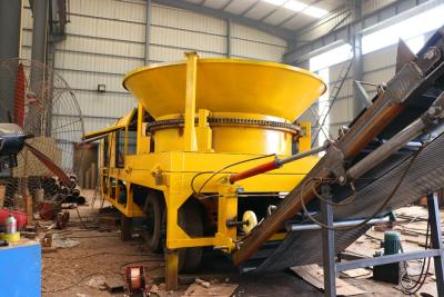 China Diesel wood stump crusher chipper equipment, tree stump shredder, root crusher for sale