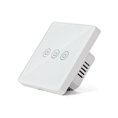 China Residential EU standard APP Remote Control Smart Lamp Switch Works with Alexa and Google Home Voice Control WiFi Switch for sale