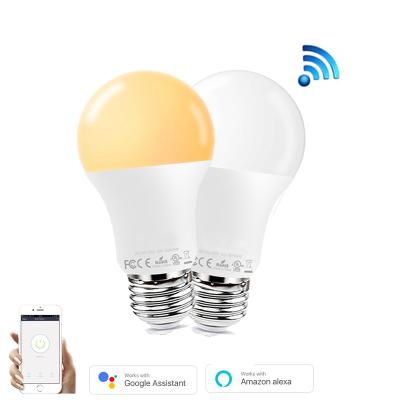 China Residential Intelligente Cold+Warm Bulb Wifi Light Tuya WiFi Bulb TDC Smart Work With Amazon Alexa Google Assistant Smart Light for sale