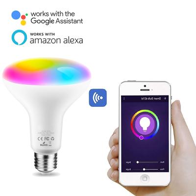 China Residential Tuya WiFi Light Bulb 13w RGB Smart LED Lamp Work With Amazon Alexa Google Assistant Smart Home Smart Bulb for sale