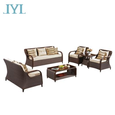 China UV-Resistant Cheap Rattan Furniture Rattan Outdoor Garden Sofa for sale