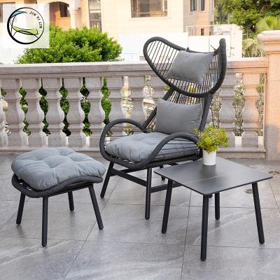 China UV-Resistant Aluminum Rope Furniture Home Use Outdoor Balcony Garden Rope Chair for sale