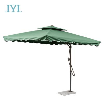 China UV-Resistant Green Beach Patio Beach Simple Design Outdoor Umbrella for sale