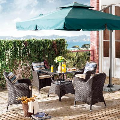 China UV-resistant outdoor chair and table for general use garden rattan furniture for sale