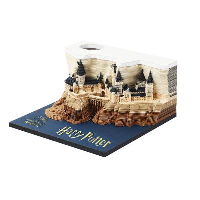 China Best Harry Potter Hogwarts Castle 3D Memo Pad Desk Decor Paper Online Arts and Crafts from USA and Europe for Gifts for sale