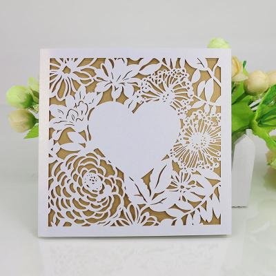 China Europe Laser Cut Wedding Invitation Card Lot Envelopes Wedding Decorations Invitayion Card for sale