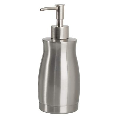 China Modern Hand Touch Liquid Soap Dispenser Stainless Steel Shampoo Lotion Pump Dispenser for sale