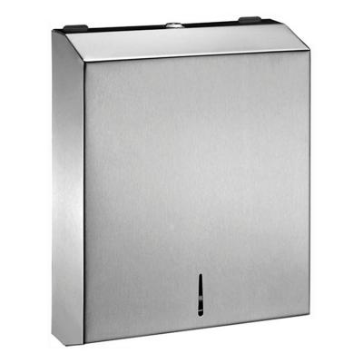 China Large Durable Stainless Steel Commercial Anti-Corrosion Lockable Hygiene Wall Mount Paper Towel Dispenser Box for sale