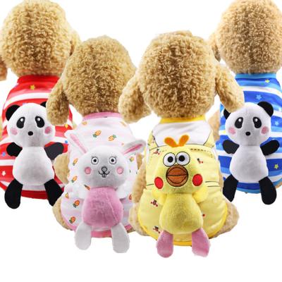 China Sustainable Summer Dog Clothes Cute Design Summer Vest Clothing For Dogs Pet Breathable Clothes for sale