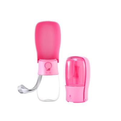 China Viable Wholesale Collapsible Dog Water Bottle Dispenser Pet Water Bottles Puppy Water Dispenser Bottle for sale