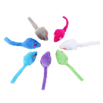 China Viable Cat Toys Mice Cat Interactive Toy Mouse Cat Cather Squeaky Pet Toys for sale